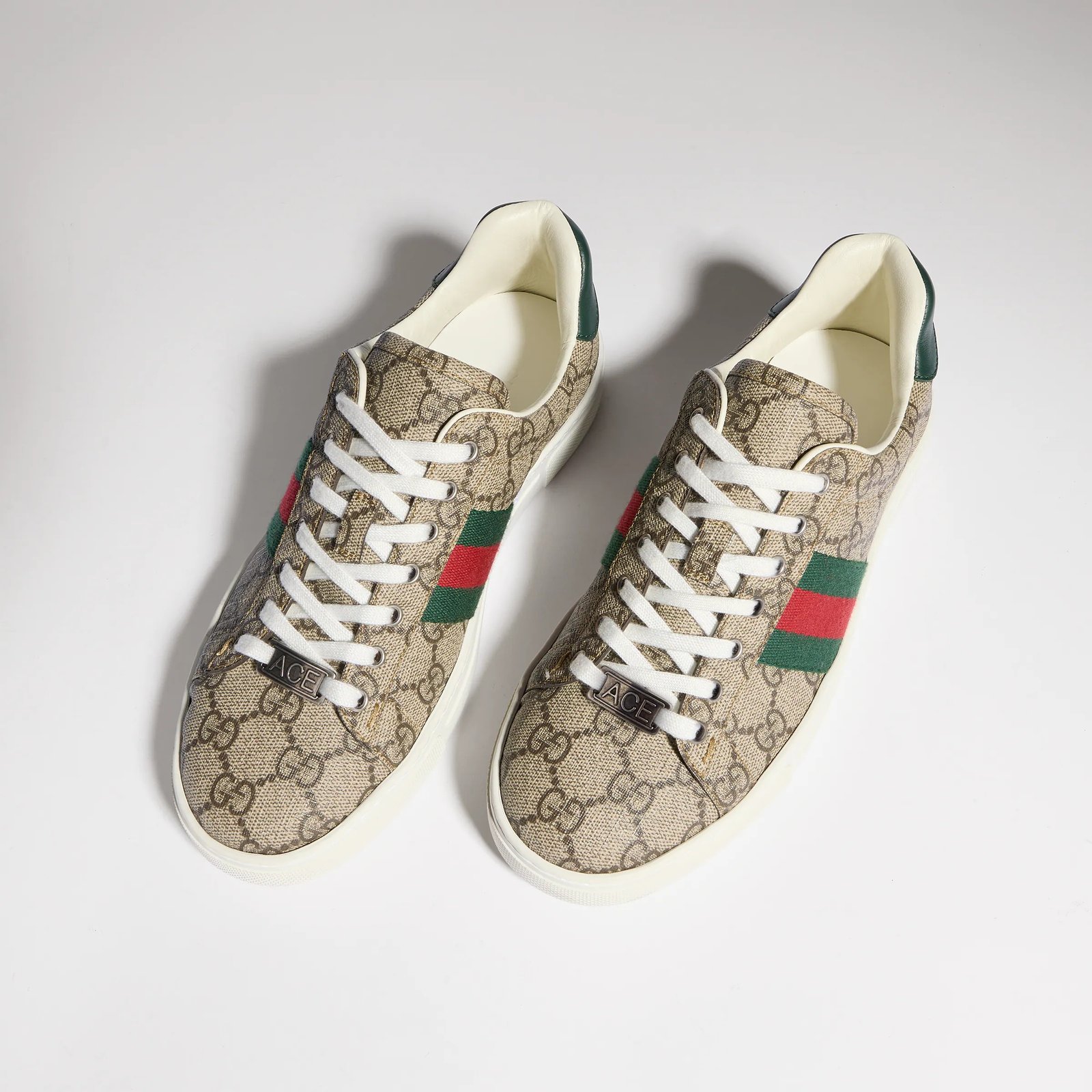 imgi_255_760774_FACMZ_9746_010_100_0000_Light Gucci Ace sneaker with web - Image 1